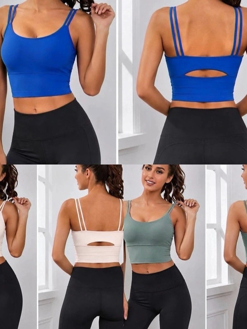 Bundle of 4 EverrySea crop tops- M